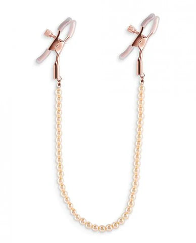 Bound Nipple Rose Gold Clamps - Shadow Threadz Crypt