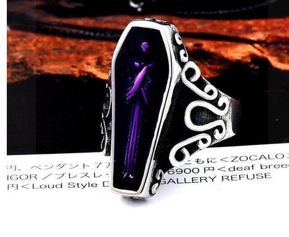 Bloodcrypt Coffin Ring - Shadow Threadz Crypt