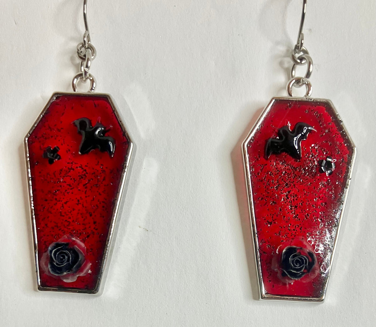 Gothic Coffin Bezel Resin Jewelry