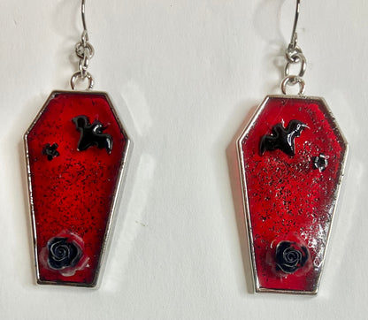 Gothic Coffin Bezel Resin Jewelry