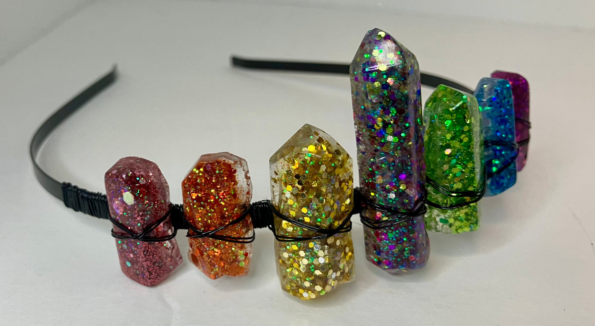 Resin Crystal Crown