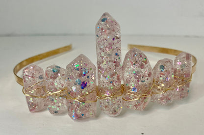 Resin Crystal Crown