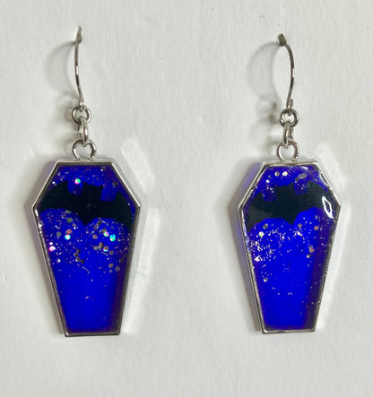 Gothic Coffin Bezel Resin Jewelry