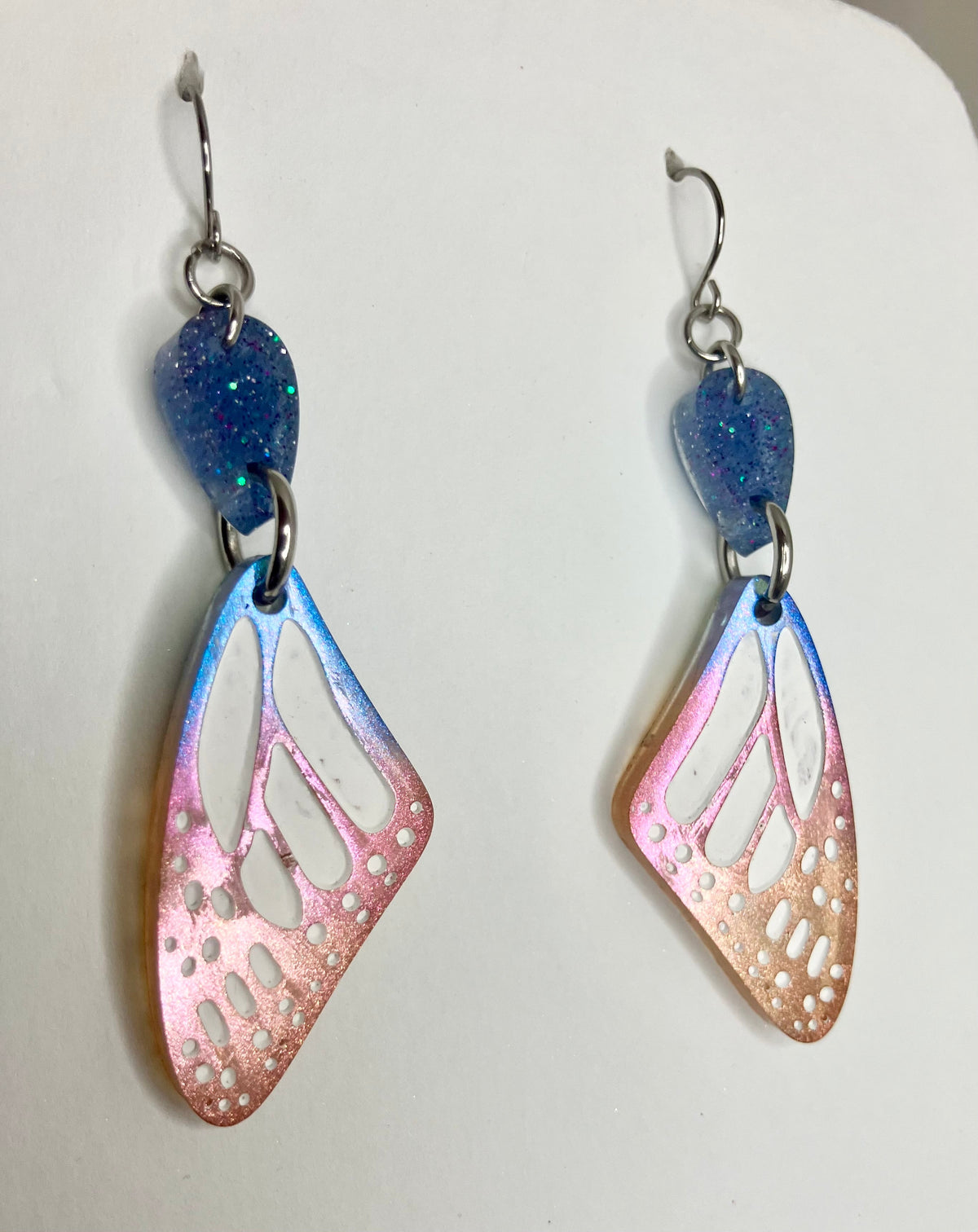 Resin Butterfly & Moth Wing Jewelry: Earrings & Necklaces