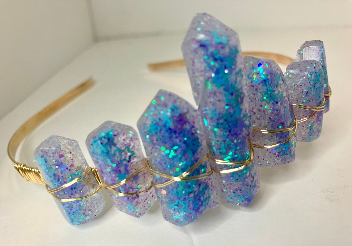 Resin Crystal Crown