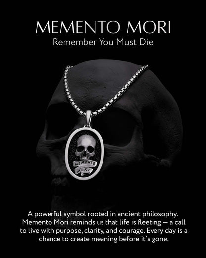 Memento Mori Pendant Necklace