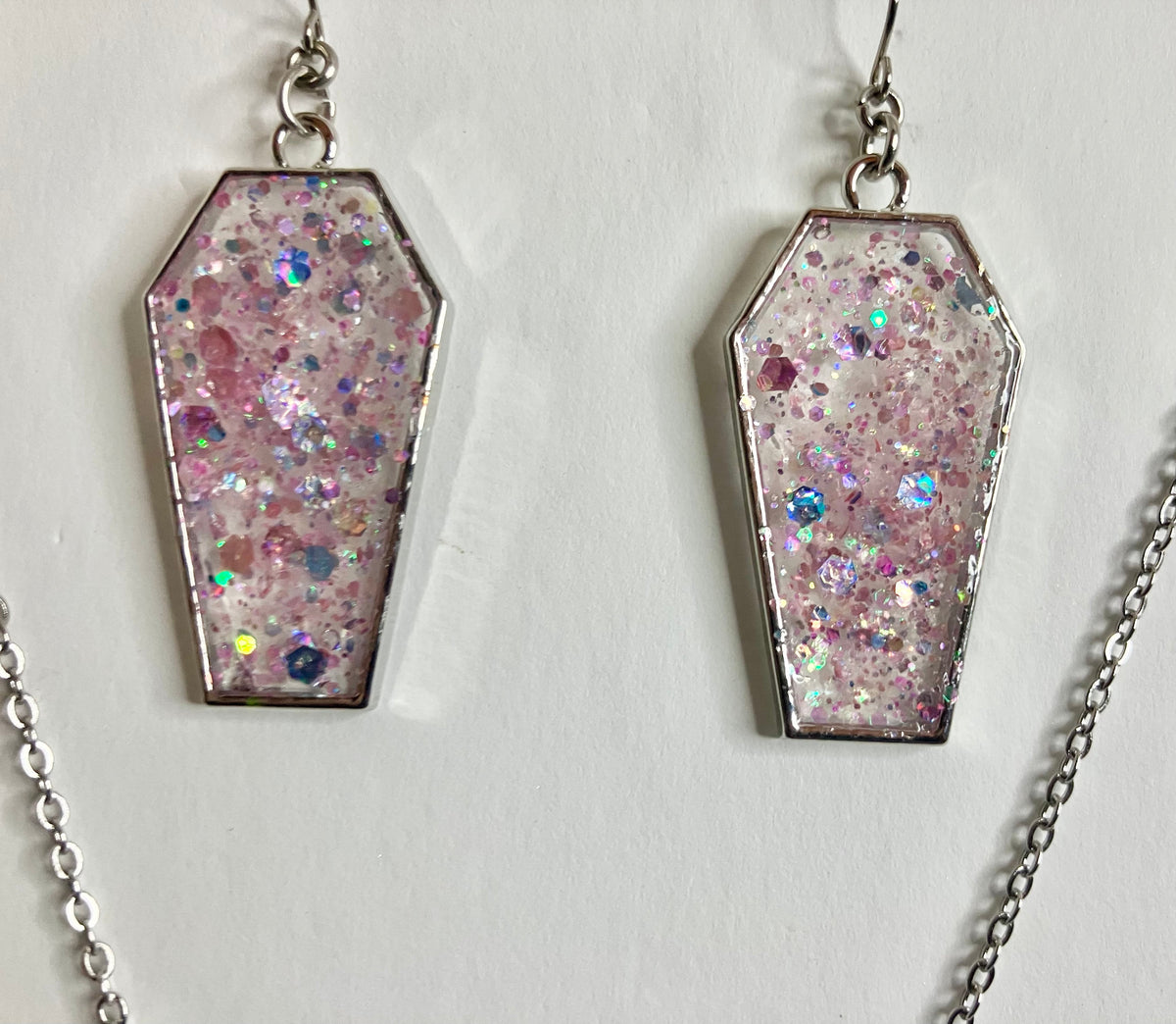 Gothic Coffin Bezel Resin Jewelry