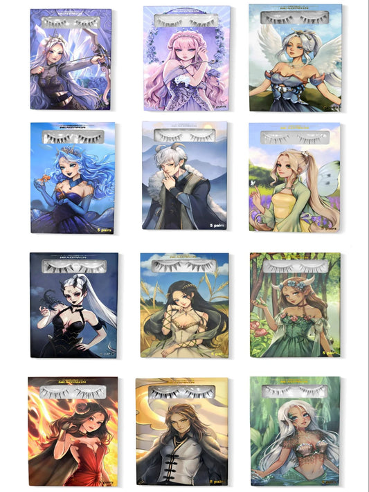 12 Zodiac Manhua/Anime Lashes Bundle