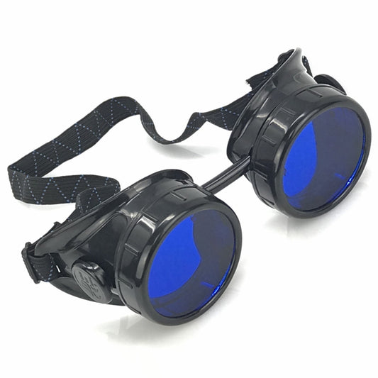 Time Traveler Mad Scientist Cosplay Eyewear - blue, green, purple, red lenses