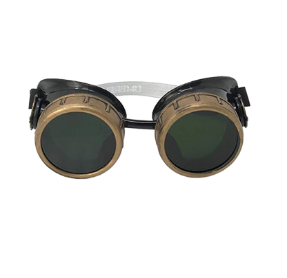 Handmade Steampunk Goggles - Aviator style -  red, purple, green, blue, clear, black lenses