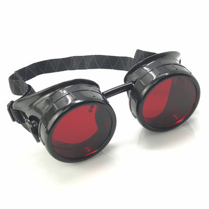 Time Traveler Mad Scientist Cosplay Eyewear - blue, green, purple, red lenses