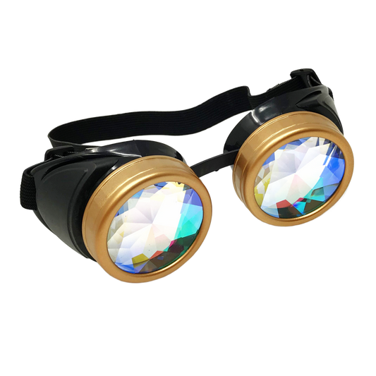 Vintage Steampunk Kaleidoscope Goggles