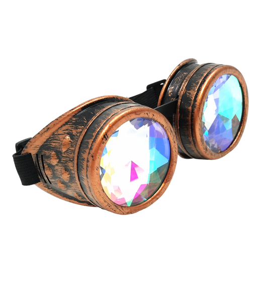 Vintage Steampunk Kaleidoscope Goggles