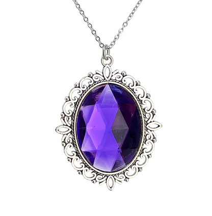 Renaissance Faceted Cameo Necklace
