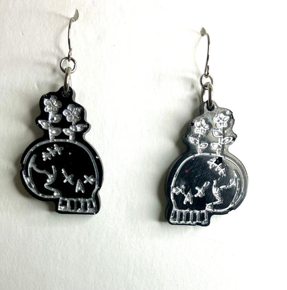 Spooky Resin Earrings: Bats, Skulls, Spiderwebs & More