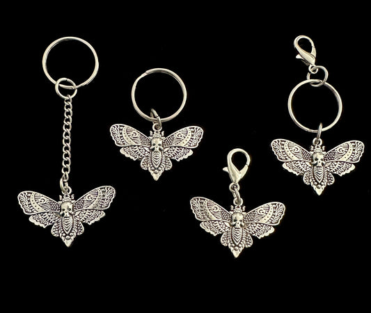 Mothman Cryptid Keychain – Horror Lover Bag Charm for Goths & Paranormal Fans