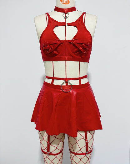 Thorn & Petals Lingerie Set - Shadow Threadz Crypt