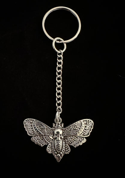 Mothman Cryptid Keychain – Horror Lover Bag Charm for Goths & Paranormal Fans