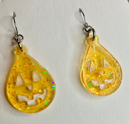 Spooky Resin Earrings: Bats, Skulls, Spiderwebs & More