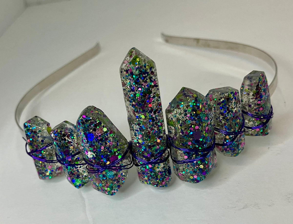 Resin Crystal Crown