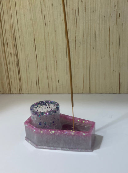 Resin Coffin Votive Holder & Incense Burner