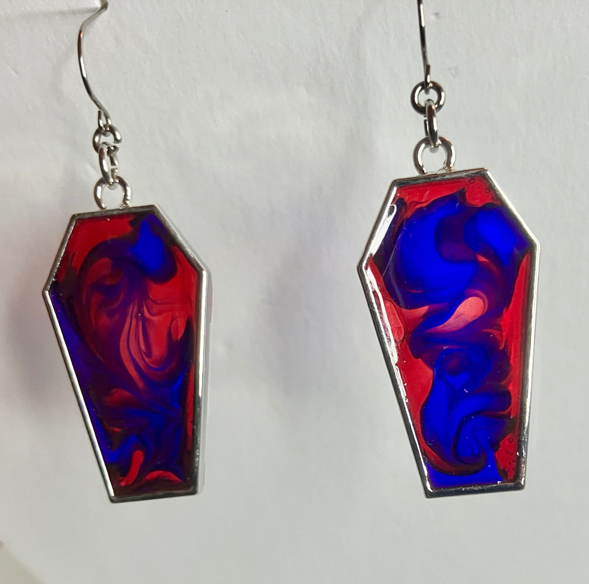 Gothic Coffin Bezel Resin Jewelry