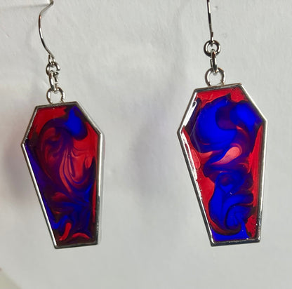 Gothic Coffin Bezel Resin Jewelry