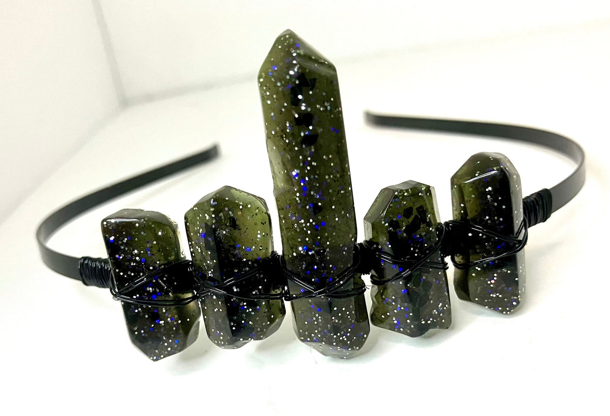Resin Crystal Crown