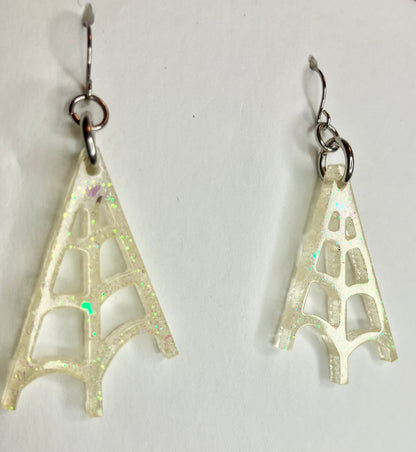 Spooky Resin Earrings: Bats, Skulls, Spiderwebs & More