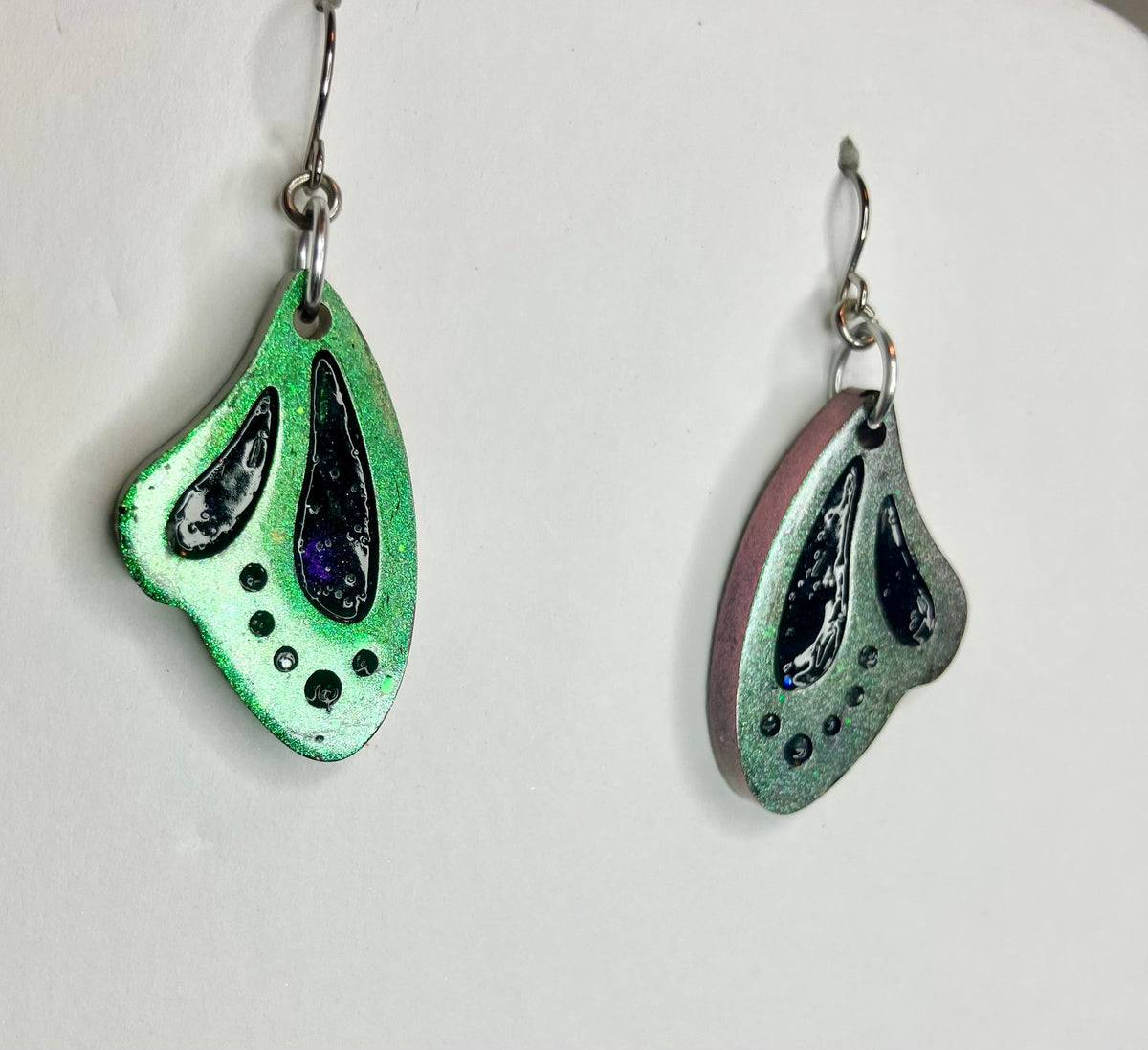 Resin Butterfly & Moth Wing Jewelry: Earrings & Necklaces