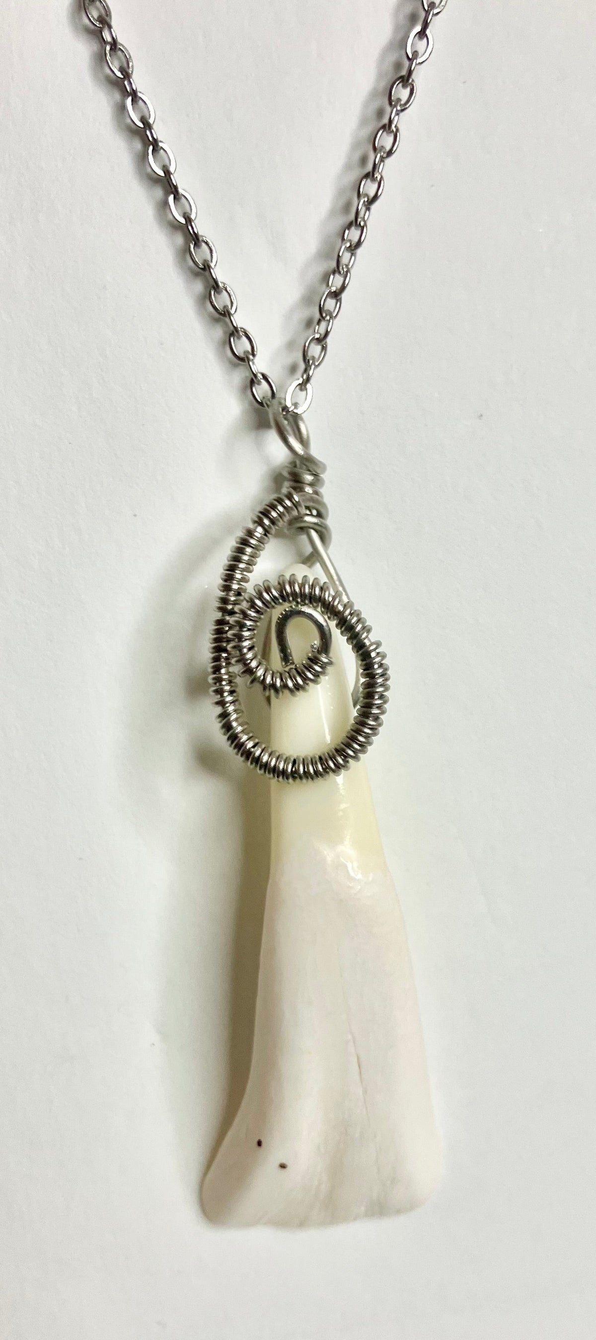 Water Buffalo Tooth Jewelry: Wire Wrapped Necklaces & Earrings