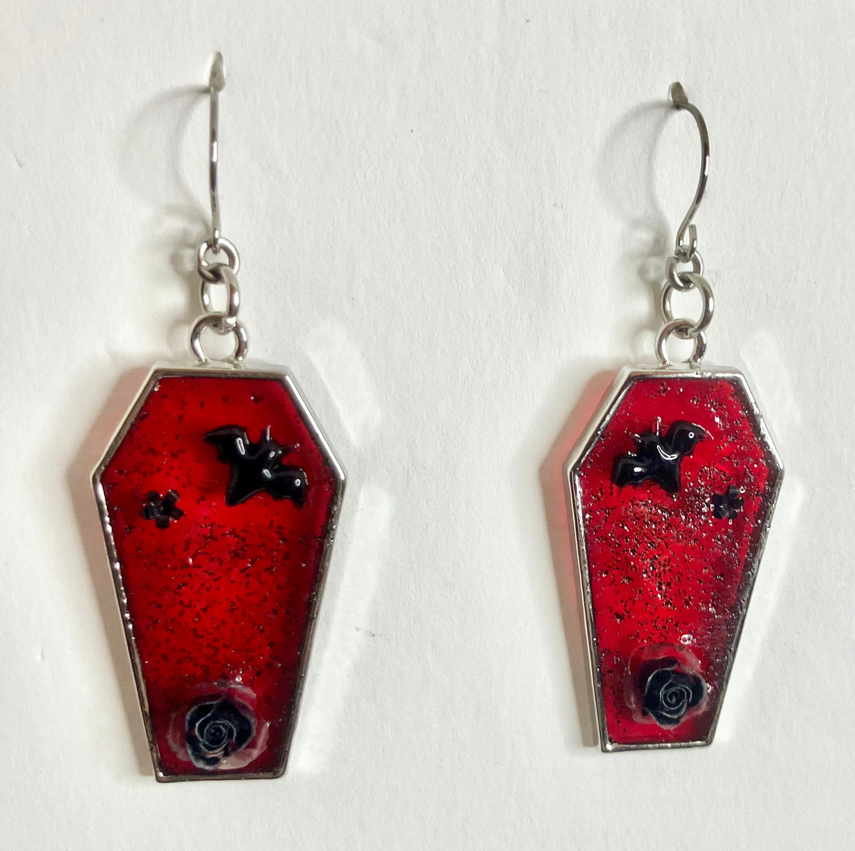Gothic Coffin Bezel Resin Jewelry