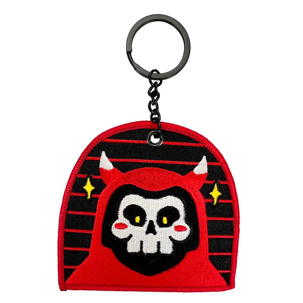 Conflicted Red Reaper Keychain