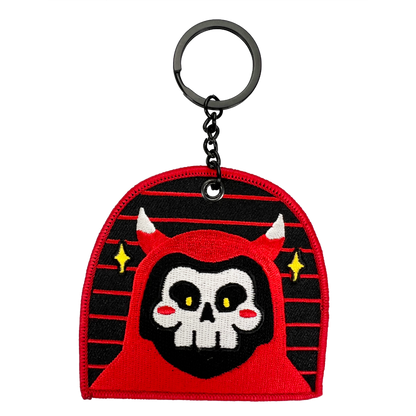 Conflicted Red Reaper Keychain - Shadow Threadz Crypt