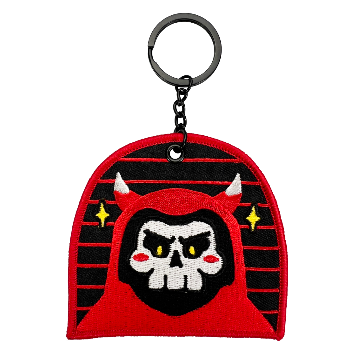 Conflicted Red Reaper Keychain - Shadow Threadz Crypt