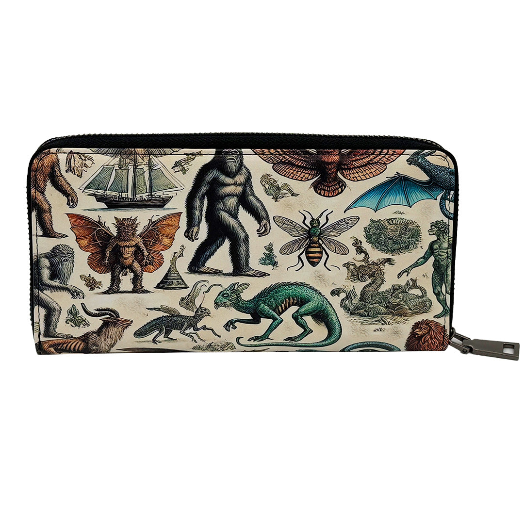 Cryptids and Mythological Creatures Clutch Wallet
