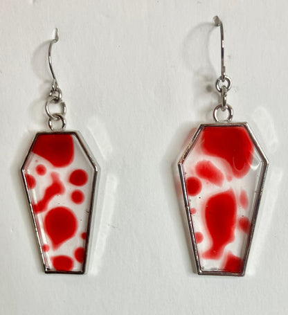 Gothic Coffin Bezel Resin Jewelry