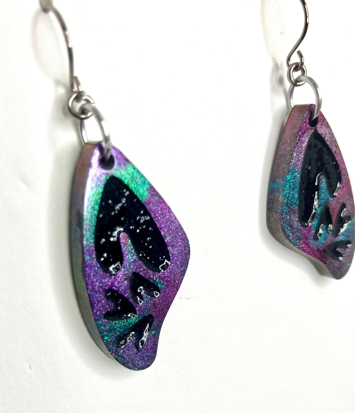 Resin Butterfly & Moth Wing Jewelry: Earrings & Necklaces