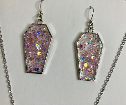 Gothic Coffin Bezel Resin Jewelry