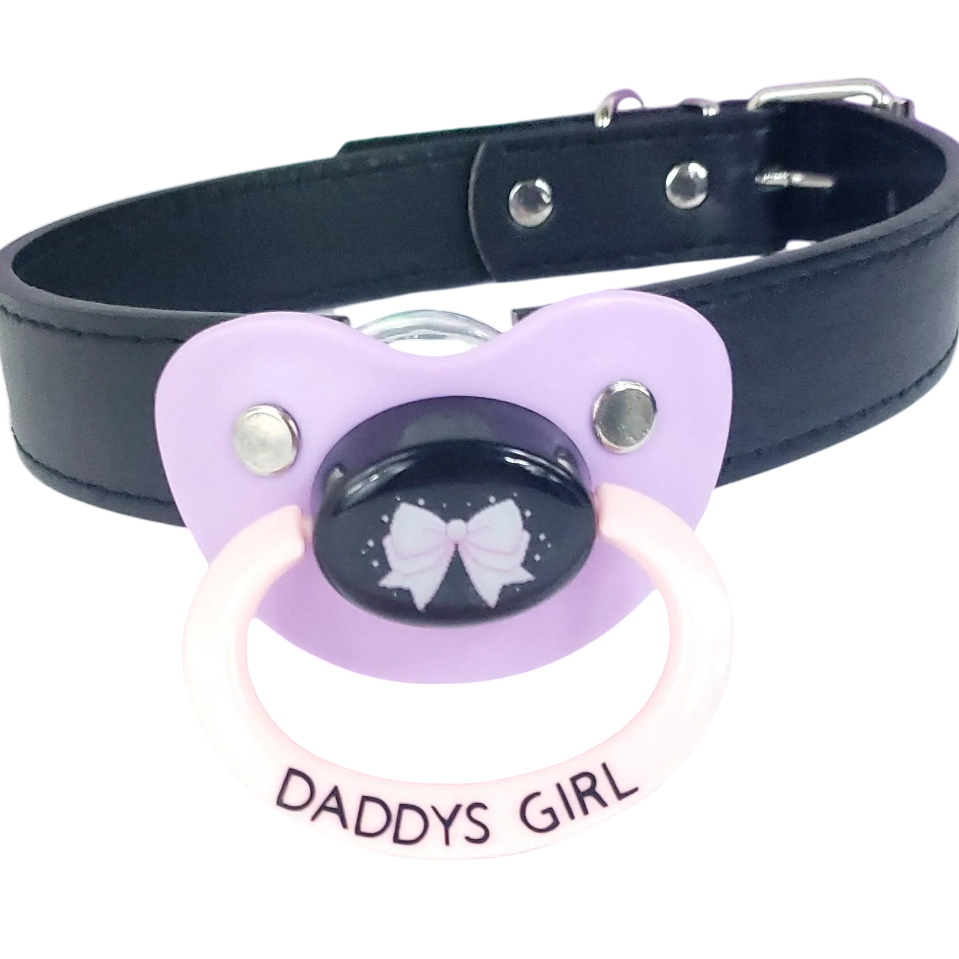 Daddy's Girl Black Adult Pacifier Gag