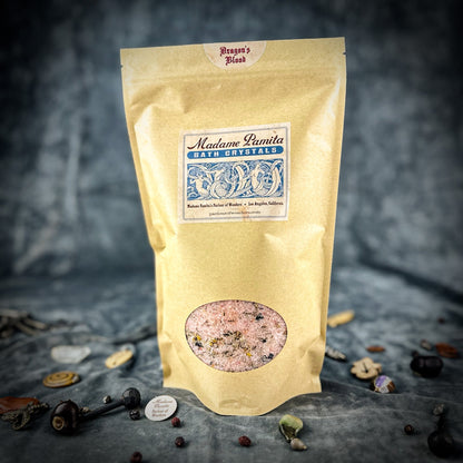 Dragon's Blood Organic Salt Bath Crystals - Shadow Threadz Crypt