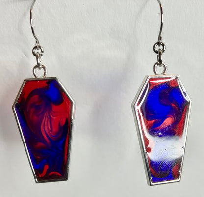 Gothic Coffin Bezel Resin Jewelry