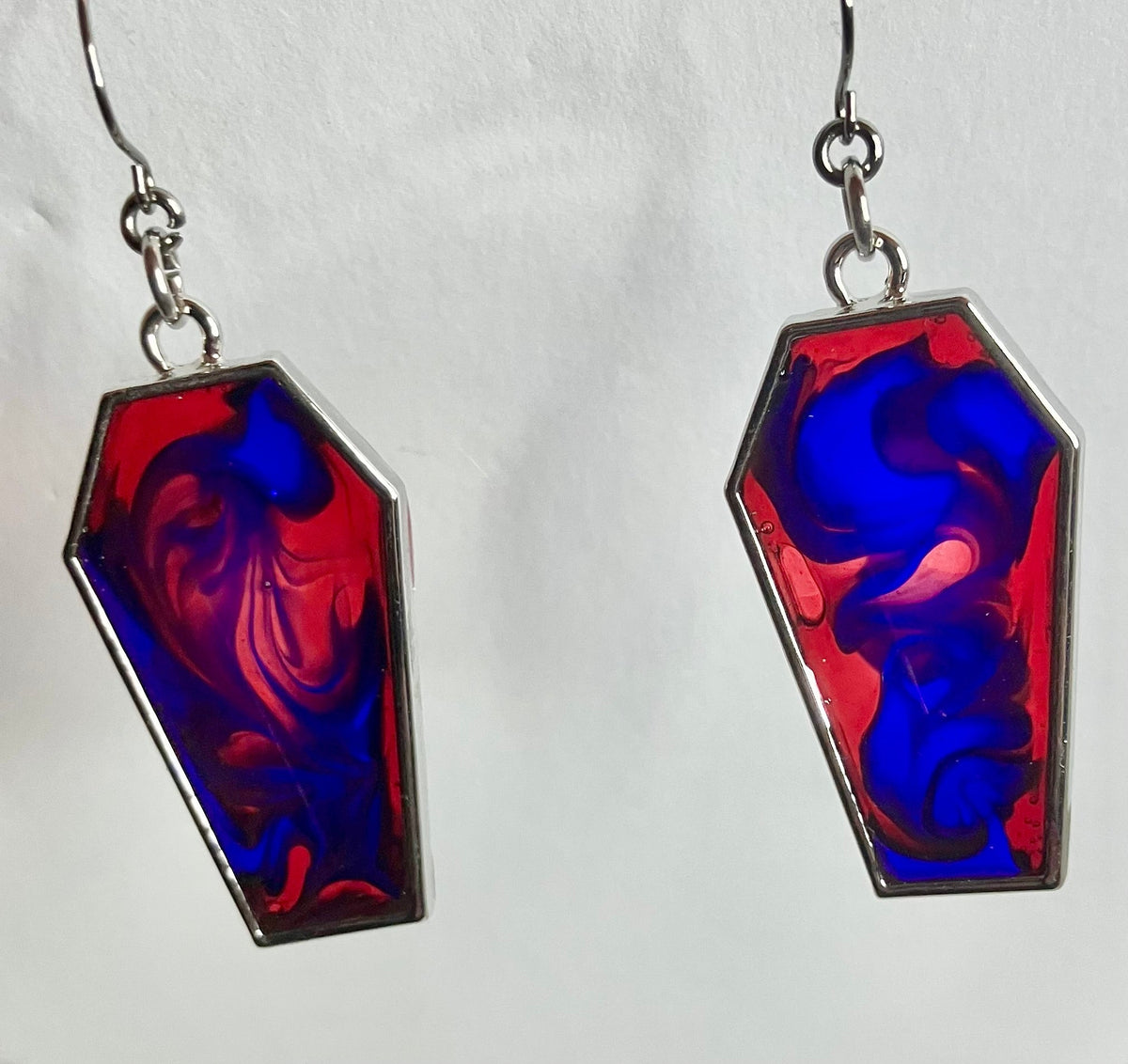 Gothic Coffin Bezel Resin Jewelry