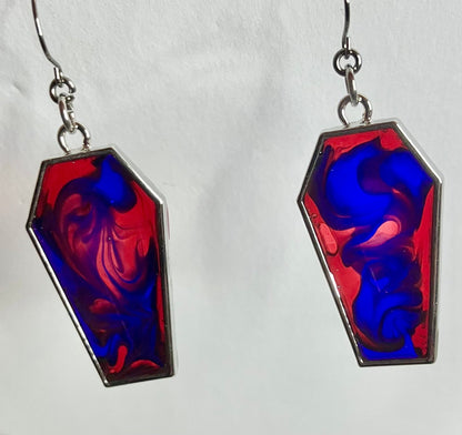 Gothic Coffin Bezel Resin Jewelry
