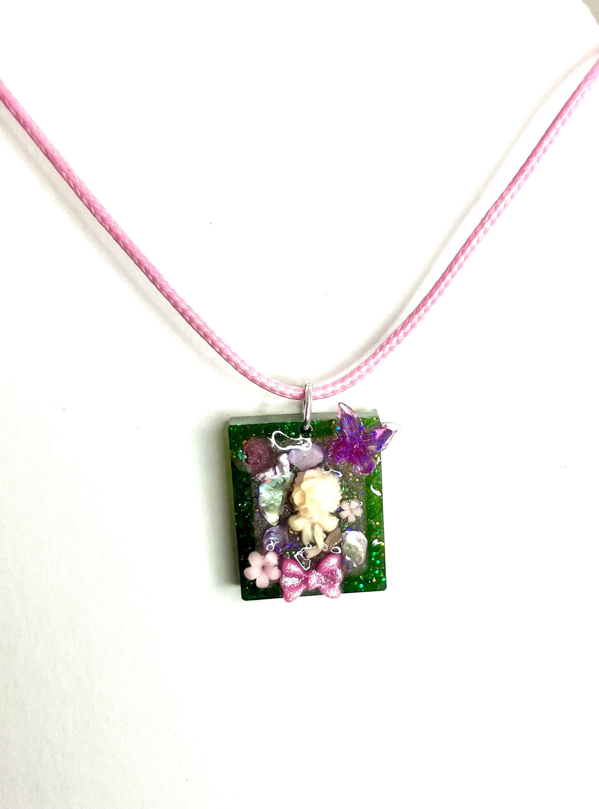 Coffin & Curiosity Resin Pendants