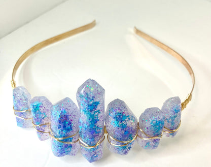 Resin Crystal Crown