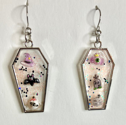 Gothic Coffin Bezel Resin Jewelry