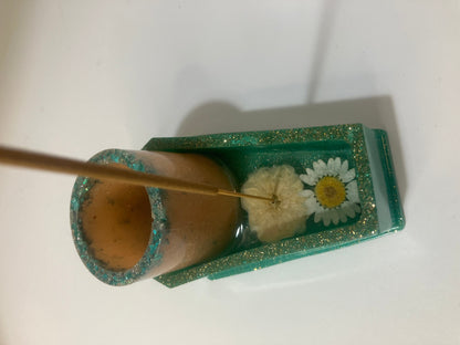 Resin Coffin Votive Holder & Incense Burner