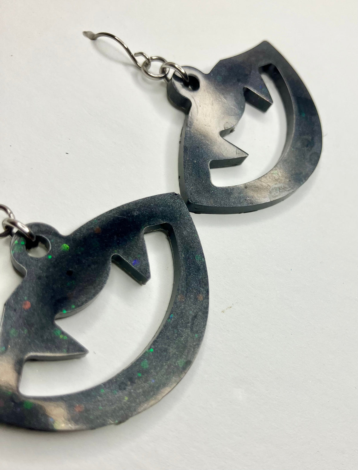 Spooky Resin Earrings: Bats, Skulls, Spiderwebs & More