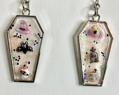 Gothic Coffin Bezel Resin Jewelry